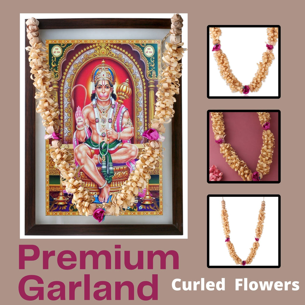 RDK Sandalwood Wooden Photo Frame Haar Mala